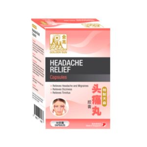 GOLDEN SUN HEADACHE RELIEF CAPSULES 50'S