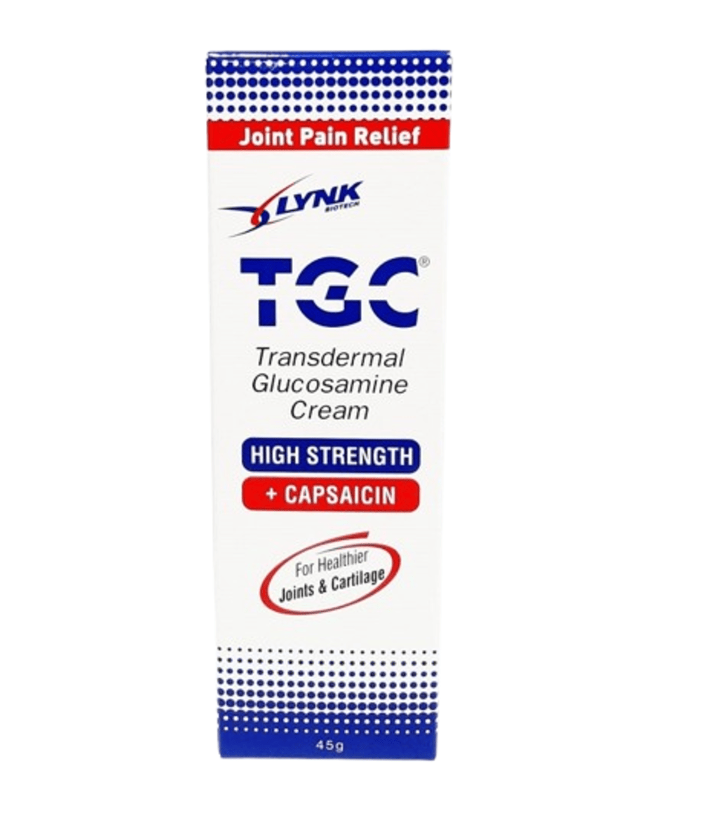 LYNK TGC TRANSDERMAL GLUCOSAMINE & CAPSAICIN CREAM 45g