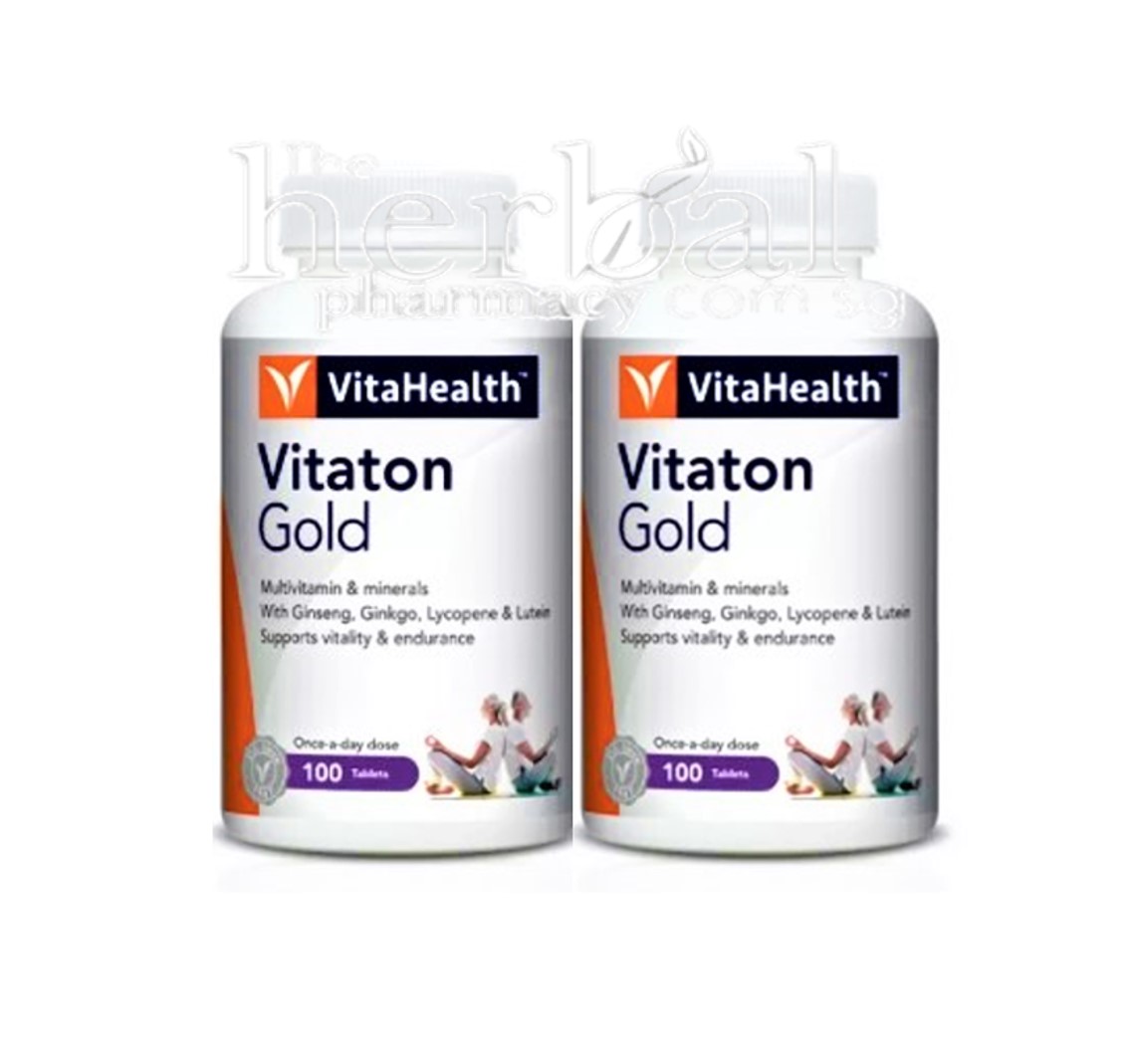 VitaHealth Vitaton Gold 100 Tablets x 2