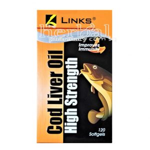 LINKS COD LIVER OIL HIGH STRENGTH SOFTGEL 120