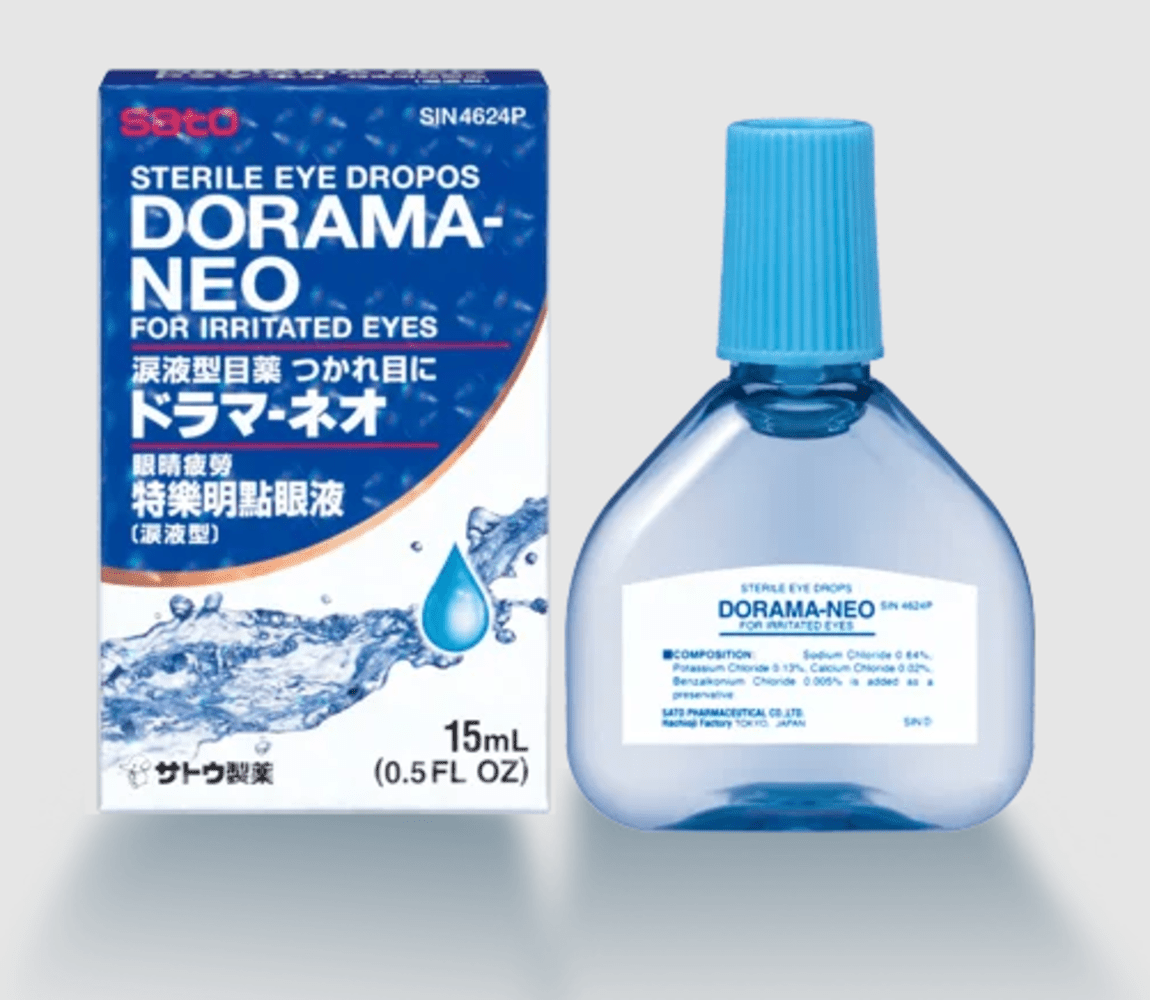 SATO DORAMANEO EYE DROPS FOR IRRIATED EYES 15ml