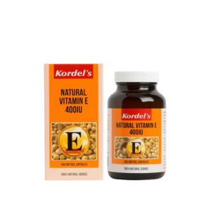 KORDEL's NATURAL VITAMIN E 400iu SOFTGEL 100 x 2