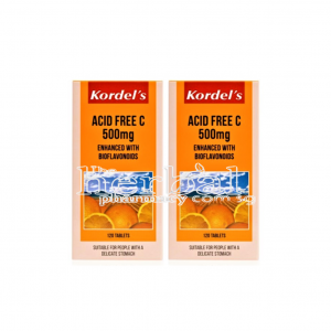 KORDEL'S ACID FREE C 500mg TABLETS 120x2