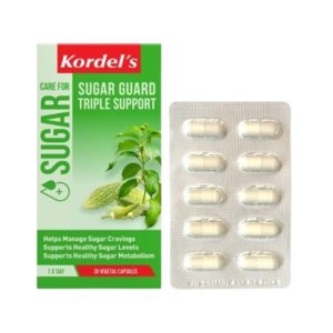 KORDEL'S SUGAR GUARD TRIPLE SUPPORT 30 VEGETAL CAPSULES