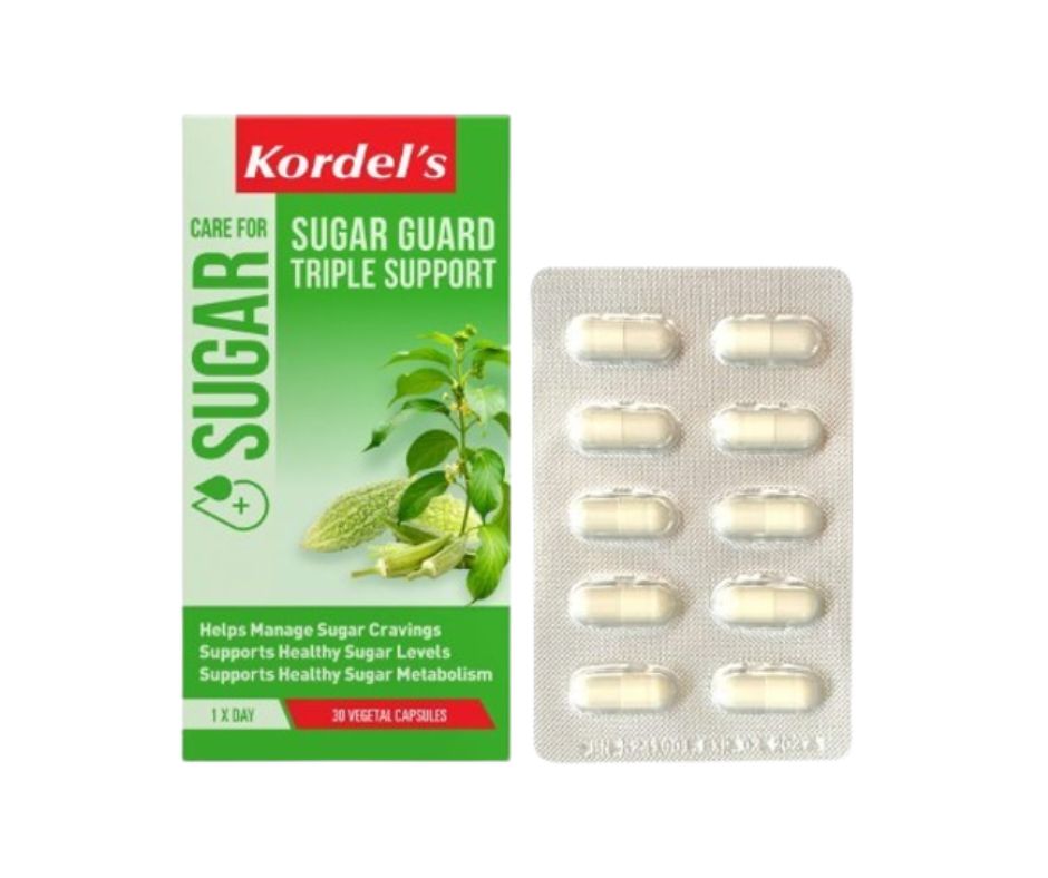 KORDEL'S SUGAR GUARD TRIPLE SUPPORT 30 VEGETAL CAPSULES