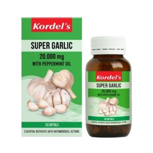 KORDEL'S SUPER GARLIC 20000mg WITH PEPPERMINT OIL SOFTGEL 120 x2