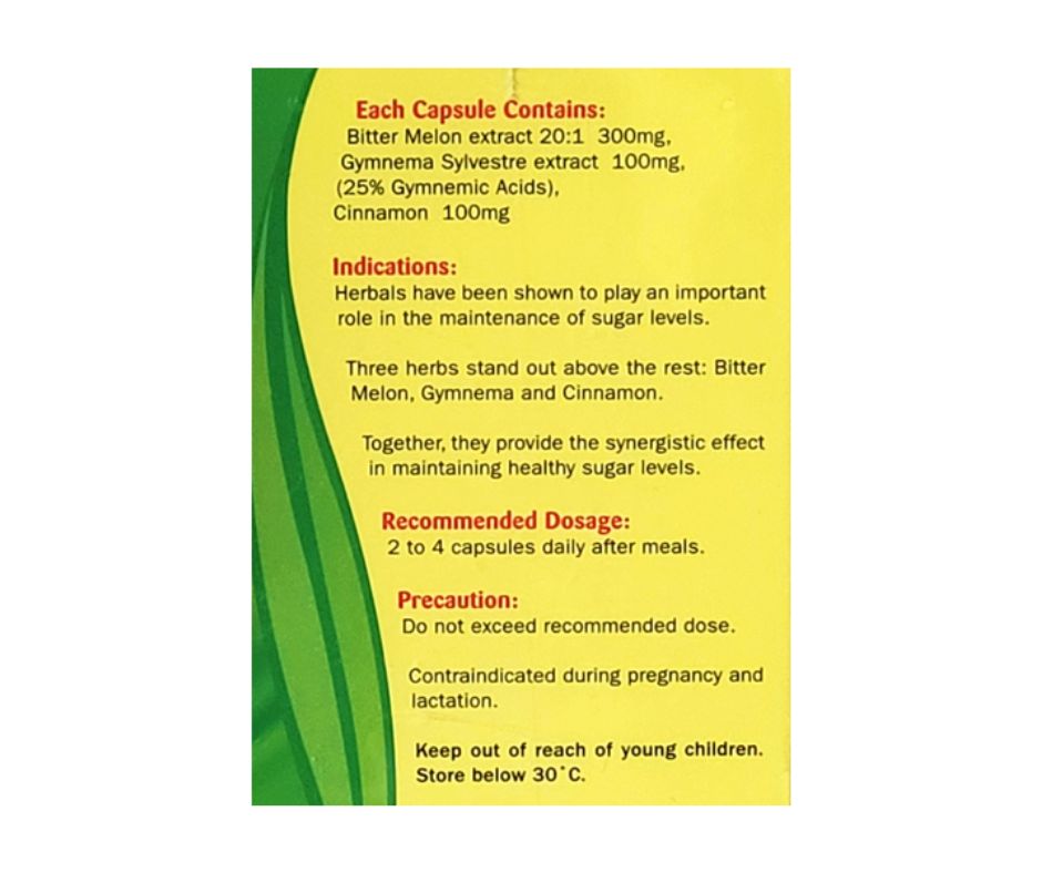 NATURALLE SUGAR CARE CAPSULES 60 - Image 3