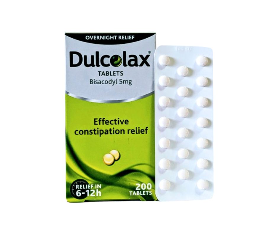 Dulcolax Constipation Relief Tablets - Bisacodyl 5mg 200s