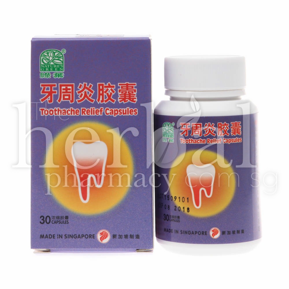 TOOTHACHE RELIEF CAPSULES 30'S