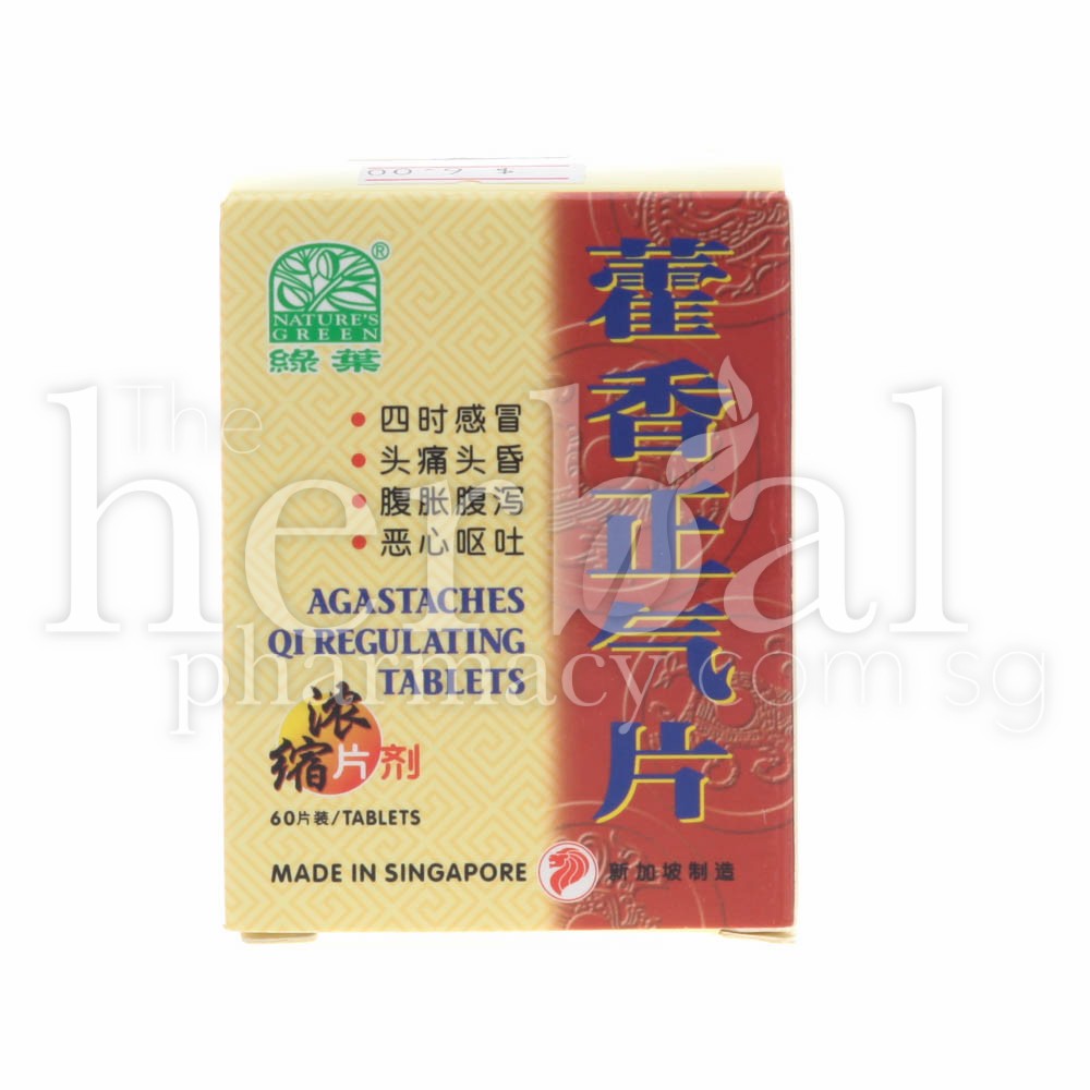 NATURE'S GREEN AGASTACHES QI REGULATING TABLETS 60'S