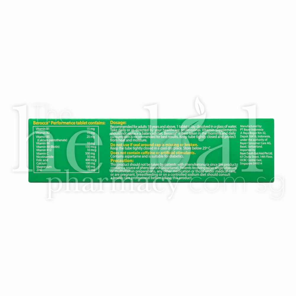 BEROCCA PERFORMANCE 15'S ORANGE FLAVOUR