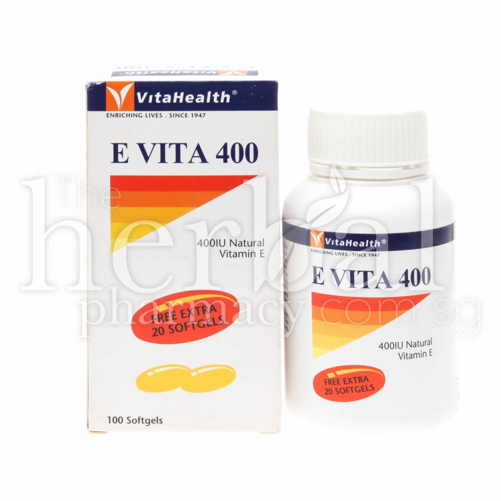 VITAHEALTH E VITA 400 SOFTGELS 100