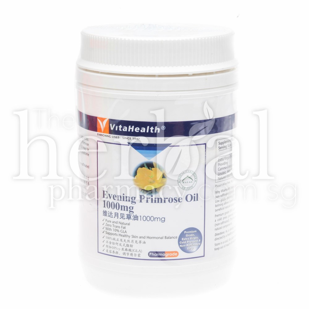 VITAHEALTH EVENING PRIMROSE OIL SOFTGELS 100
