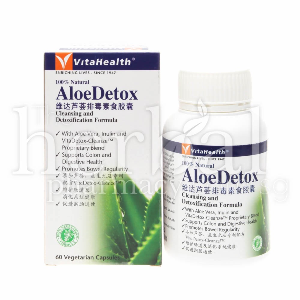 VITAHEALTH ALOE DETOX CAPSULES 60'S