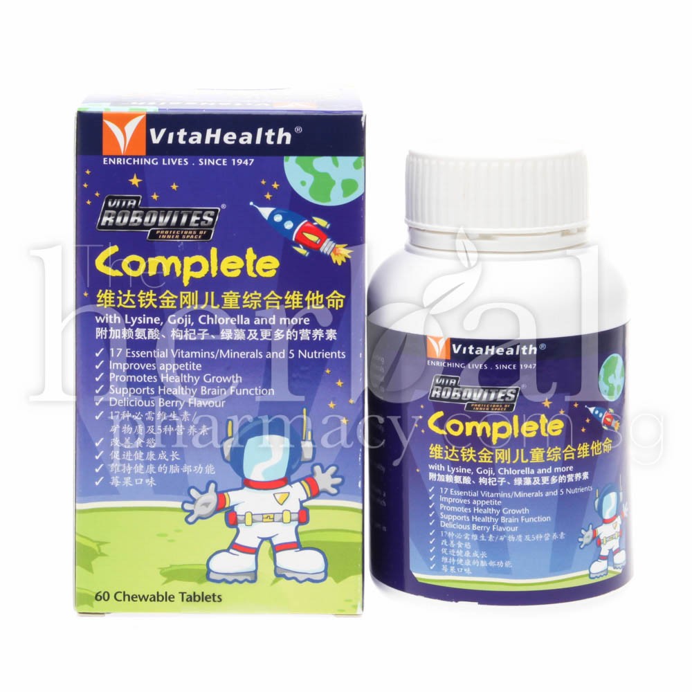 VITAHEALTH ROBOVITIES COMPLETE TABLETS 60'S