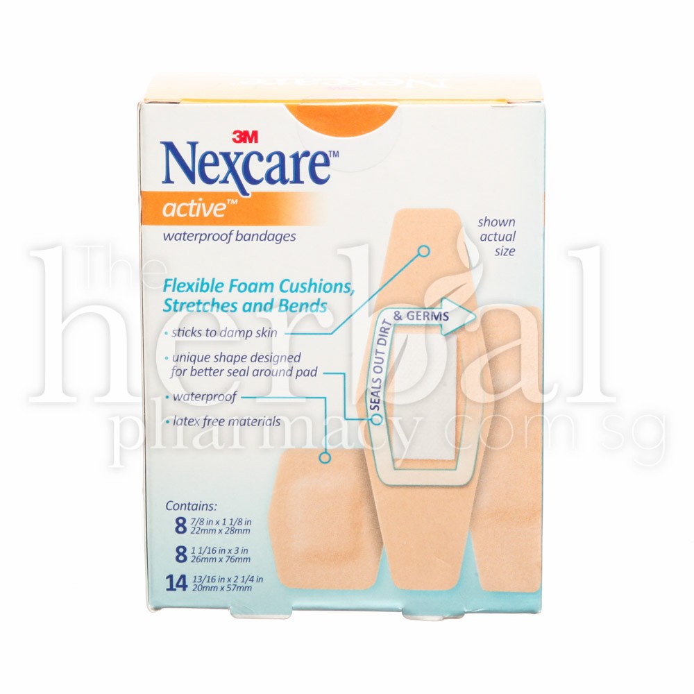 3M NEXCARE WATERPROOF BANDAGES ASSORTED 30's