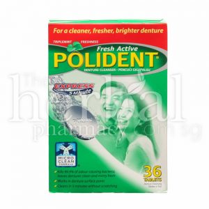 POLIDENT DENTURE CLEANSER 36 Tablets