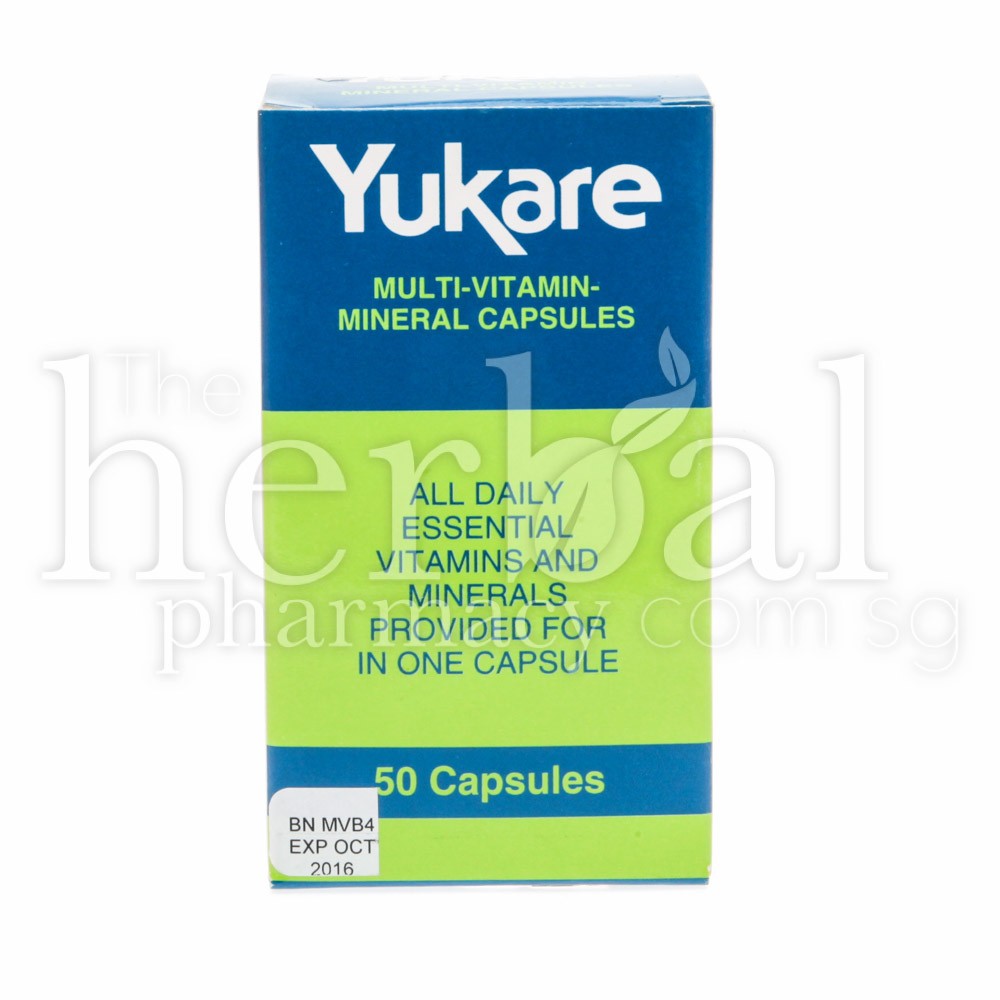 YUKARE MULTI- VITAMIN MINERAL CAPSULES 50