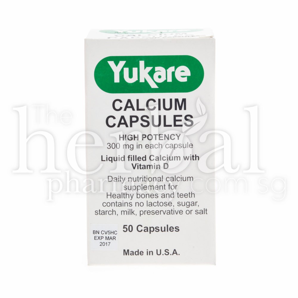 YUKARE CALCIUM CAPSULES 50