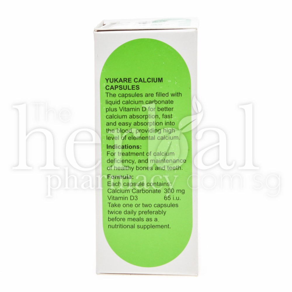 YUKARE CALCIUM CAPSULES 50