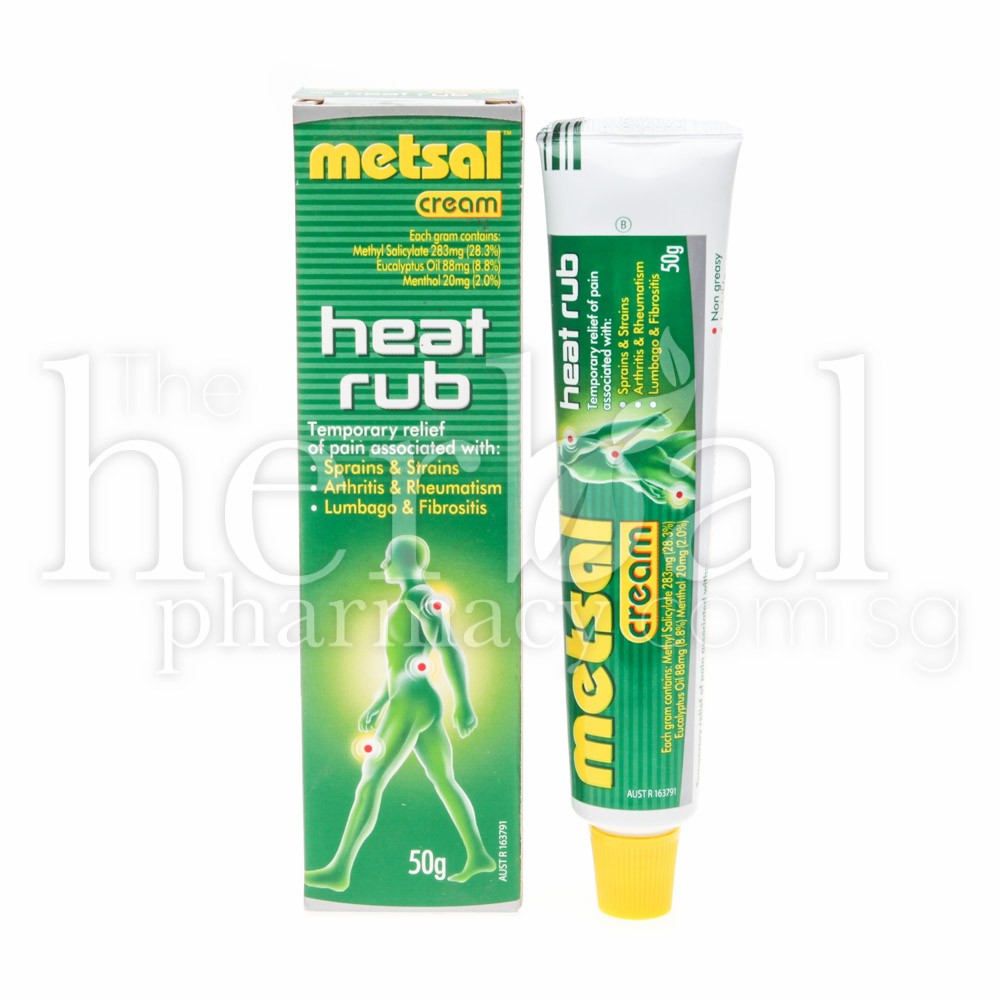 METSAL HEAT RUB CREAM 50g
