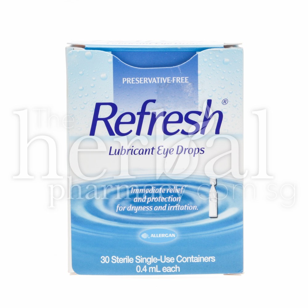 REFRESH LUBRICANT EYE DROPS 30x0.4ml