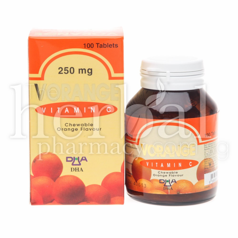 VORANGE VITAMIN C 250mg Tablets 100