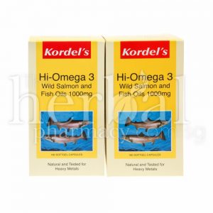 KORDEL'S HI-OMEGA 3 WILD SALMON & FISH OIL SoftGel 180x2