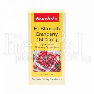 KORDEL'S Hi - STRENGTH CRANBERRY CAPSULES 90'S