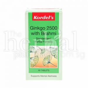 KORDEL'S GINKGO 2500 WITH  BRAHMI TABLETS 60