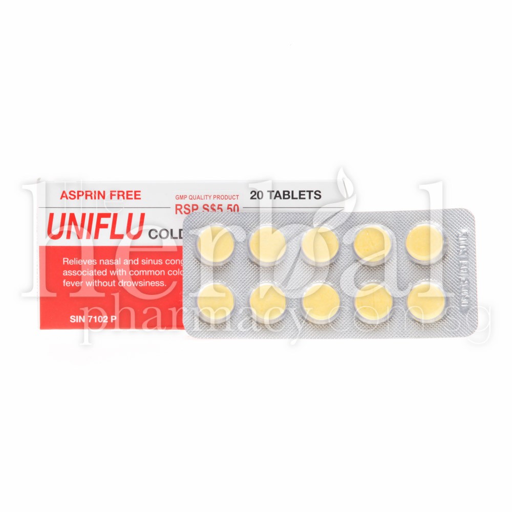 Uniflu Cold & Flu Tablets 20