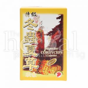 MEI HUA BRAND SUPERIOR CORDYCEPS CAPSULES 60'S