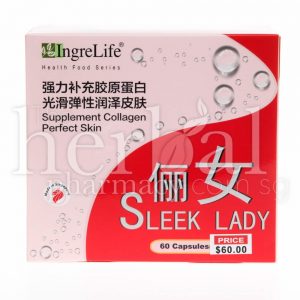 INGRELIFE SLEEK LADY CAPSULES 60'S