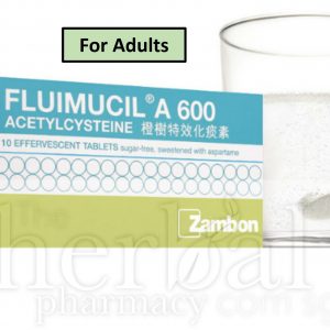 Zambon Fluimucil 600mg Effervescent Tablets 10s
