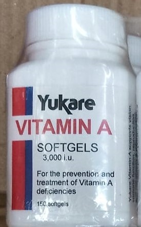 YUKARE VITAMIN A CAPSULES 100