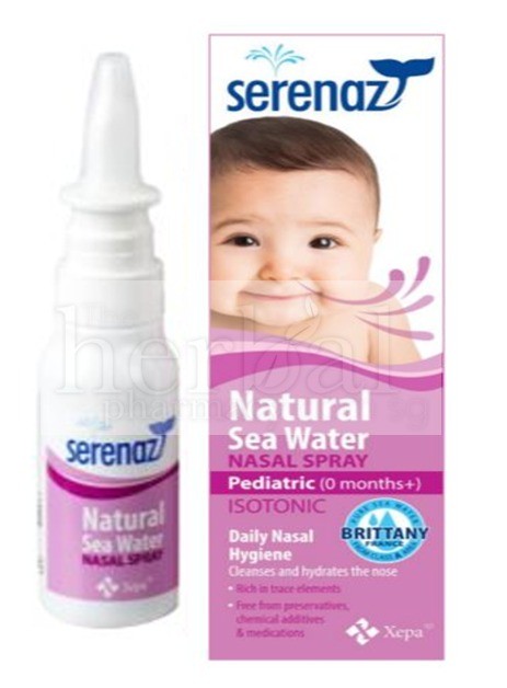 Xepa Serenaz® Natural Sea Water Nasal Spray - Pediatric (0 months+)