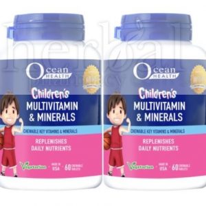 OCEAN HEALTH CHILDREN MULTIVATAMINS & MINERAL CHEW TABLETS 60x2