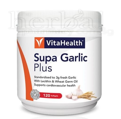 VITAHEALTH SUPER GARLIC PLUS CAPSULES 120