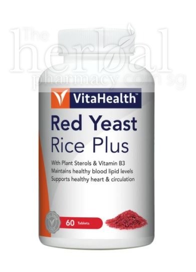 VITAHEALTH RED YEAST RICE WITH PLANT STEROLS TABLETS 60