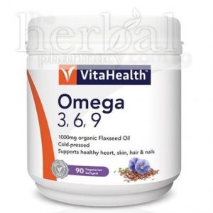 VITAHEALTH FLAXSEED OIL 1000mg CAPSULES 90
