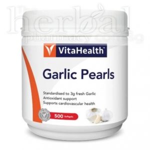VITAHEALTH GARLIC PEARL CAPSULES 500