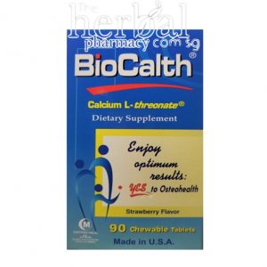 BioCalth Calcium L-Threonate Chewable Tablets 90s