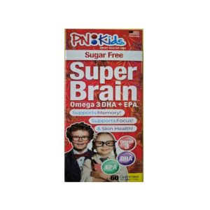 Principle Nutrition PNKids Super Brain Omega 3 DHA + EPA 60s Gummies