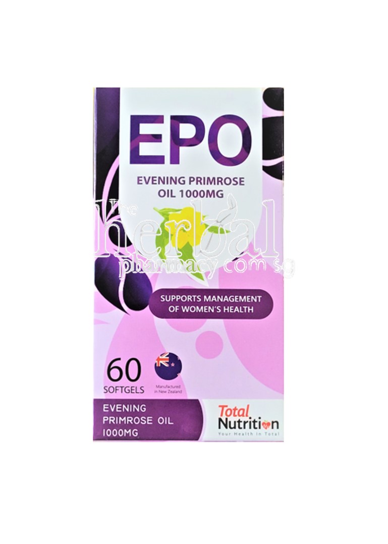 Total Nutrition Evening Primrose Oil 1000MG 60s