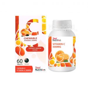 Total Nutrition Chewable Vitamin C 500mg 60s