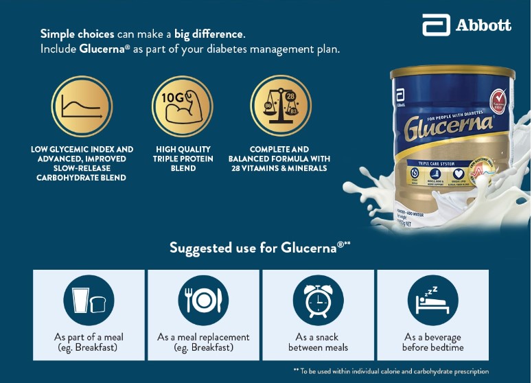 Abbott Glucerna Triple Care Powder 850g - Image 2