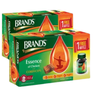 [Bundle OF 2] BRAND'S ESSENCE OF CHICKEN With CORDYCEPS 6+1 BOTTLES X 68 ML