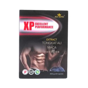 Ali King Excellent Performance XP Extract Tongkat Ali + Maca 400mg x 60 Capsules