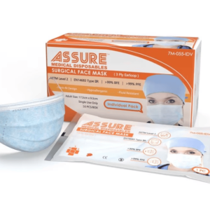 [Buy 1 Get 1 FREE] ASSURE Medical Disposables 3 Ply Earloop Surgical Face Mask 50s
