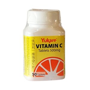 Yukare Vitamin C 500mg 50 Tablets